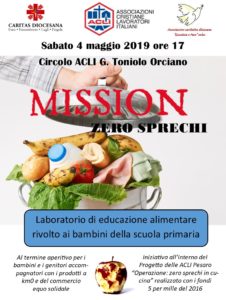 loc. Zero sprechi in cucina 4 maggio Orciano